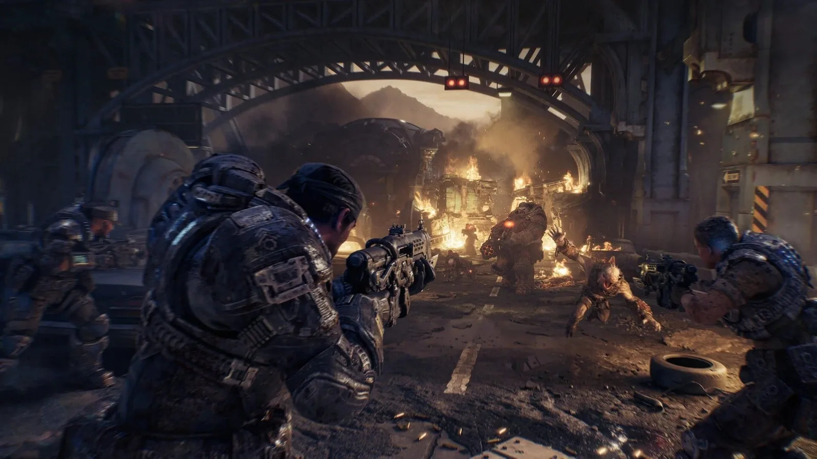 Gears of War: E-Day campaign scene