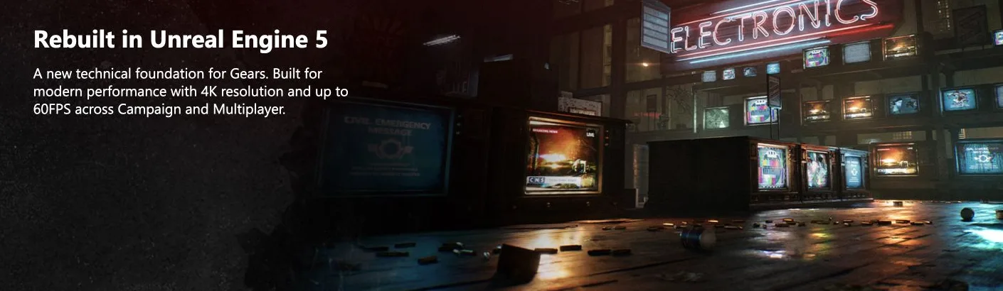 Official Xbox E-Day performance panel advertising up to 60 FPS across Campaign and Multiplayer
