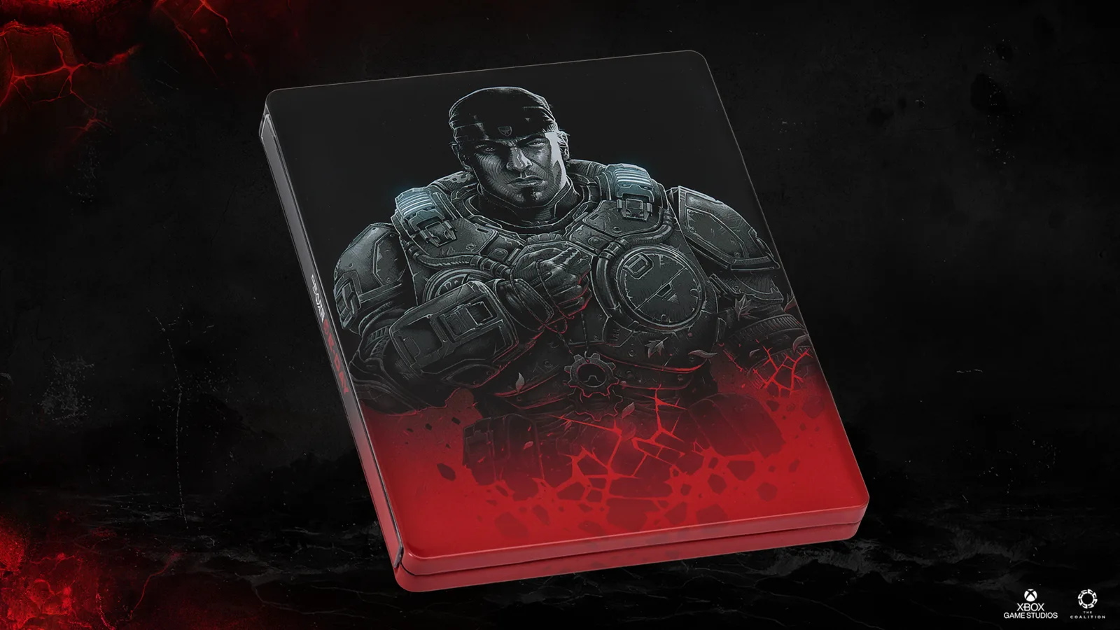 Luke Preece-designed Gears of War: E-Day SteelBook case
