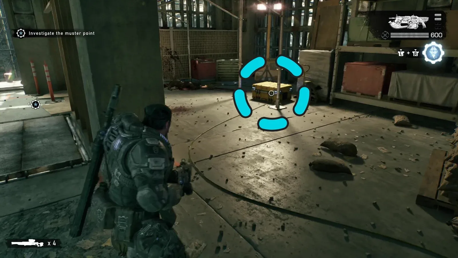 Hard Case on an upper construction level in Act 2 Hold the Line